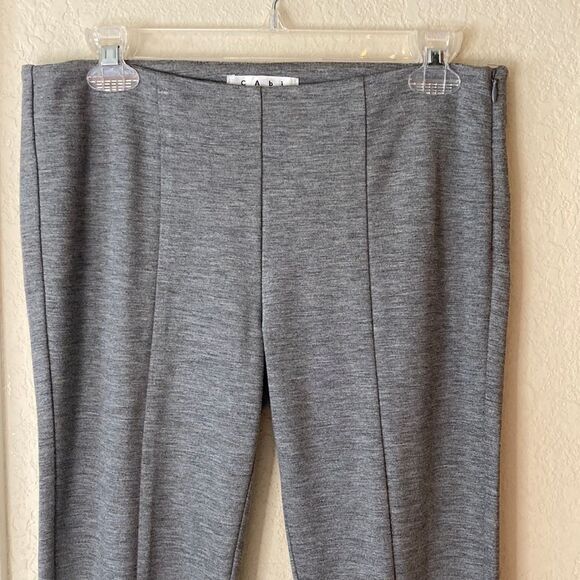 Cabi Newport Side Zip Ponte Knit Gray Slim Leg Style 814 Women’s Size 4 - Picture 2 of 14